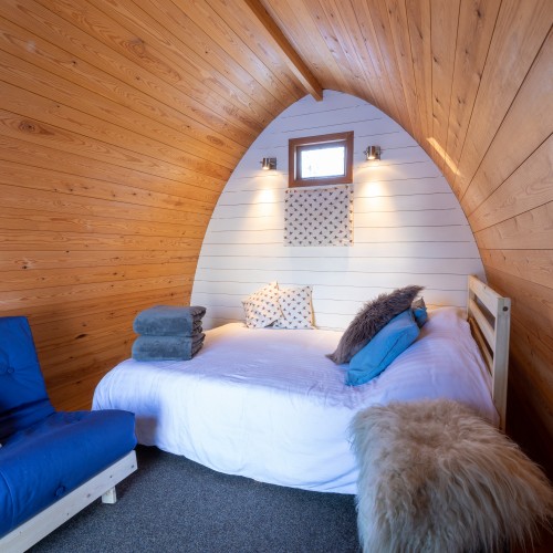 Family Glamping Pod Wood Fired Hot Tub can be delivered to your Podat Glenshee Glamping
