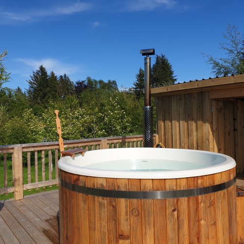 Large Wood Fired Hot Tub